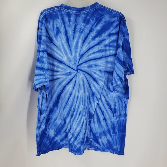 DAVID MASON Traffic Jam world tour Men 2XL Blue Tie Dye graphic T-Shirt - Picture 2 of 3